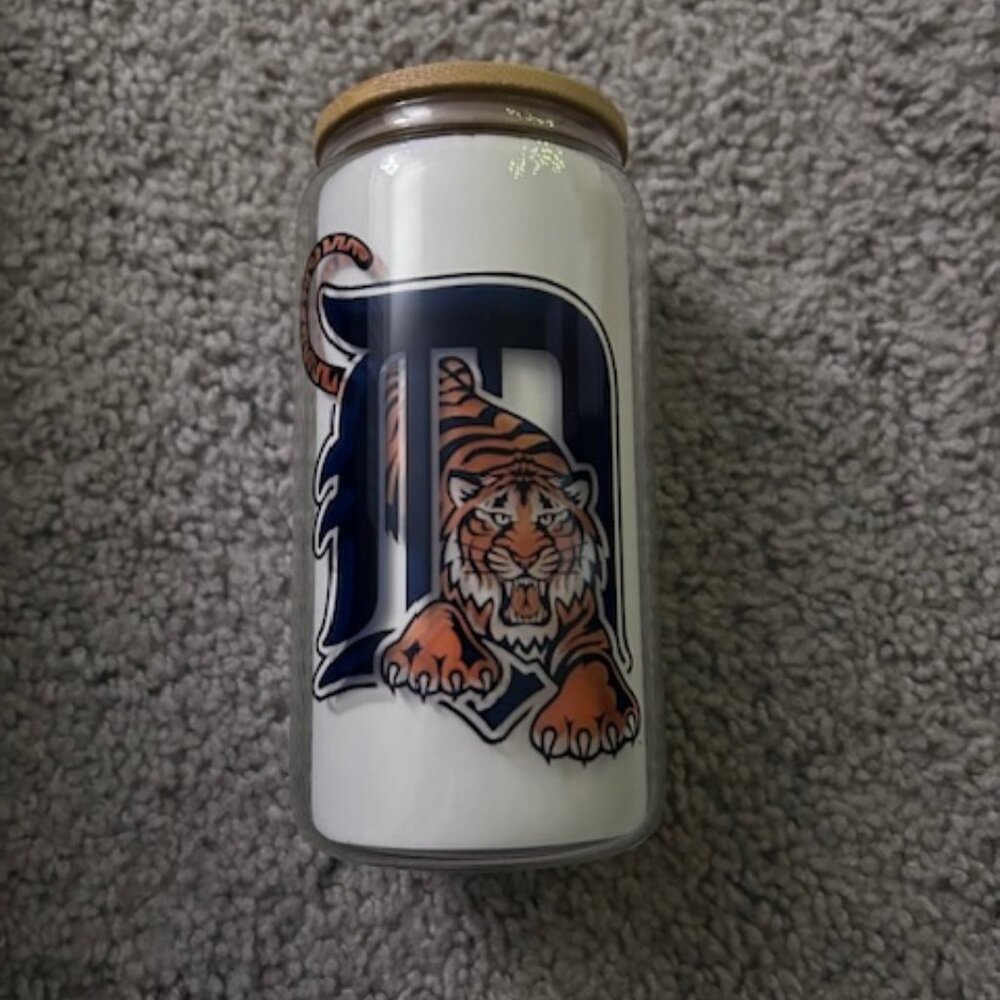Detroit Tigers 16 oz Libby Glass - NWT